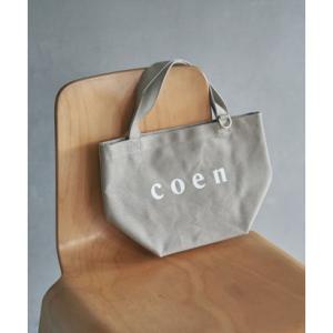 【新色登場・追加】coen（コーエン） ロゴトートバッグ（Sサイズ）