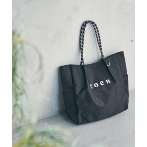 【追加】 coen（コーエン） ロゴ ポリキャンバストートバッグ（Lサイズ）