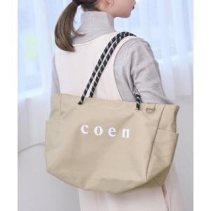 coen（コーエン）ロゴ ポリキャンバスショルダーバッグ（WEB限定カラーあり）