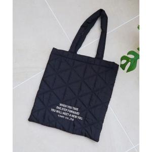 コーエン coen ロゴシシュウキカキルトトート （BLACK）