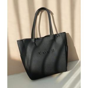コーエン coen coenロゴシシュウメッシュパフ トート （BLACK）