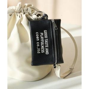 コーエン coen レザーライクカードケースキーホルダー （BLACK）