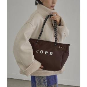 コーエン coen coen（コーエン）ロゴ ポリキャンバスショルダーバッグ（WEB限定カラーあり） （DK.BROWN）