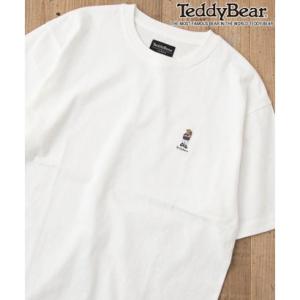 Teddy Bear（テディベア）別注ワンポイント刺繍Tシャツ