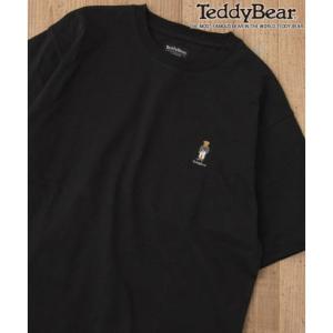 Teddy Bear（テディベア）別注ワンポイント刺繍Tシャツ