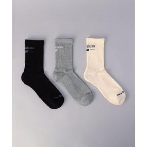コーエン coen New Balance（ニューバランス）ロゴクォータークルー【3足セット】 （その他1）
