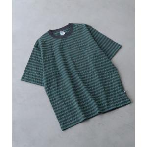 コーエン coen RepurヘビーコットンボーダーTシャツ【抗菌性、消臭性】 （DK.GRAY）