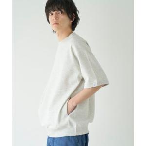 コーエン coen クリーンプラススウェットTシャツ【抗菌防臭・防汚（食品汚れ）・UVカット】 （LT.GRAY）