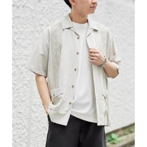 コーエン coen メンアサキューバシャツ （NATURAL）