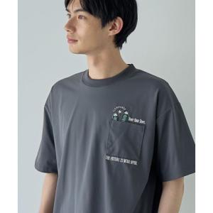コーエン coen ◆converse EMB半袖Tシャツ （DK.GRAY）