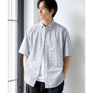 コーエン coen シアサッカーチェックシャツ （WHITE）