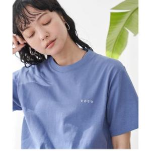 ≪完売カラー追加決定≫USAコットン COENロゴ刺繍Tシャツ