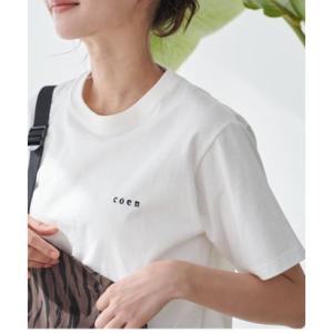 ≪完売カラー追加決定≫USAコットン COENロゴ刺繍Tシャツ