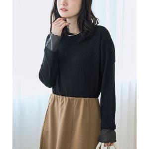 コーエン coen ポコポコレイヤードカットソー （BLACK）