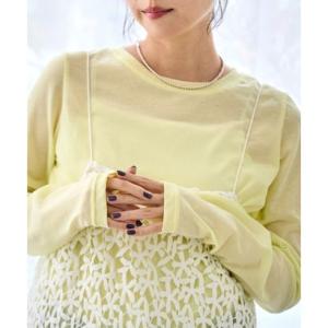 コーエン coen コットンナイロンシアークルーロンT （LIME）