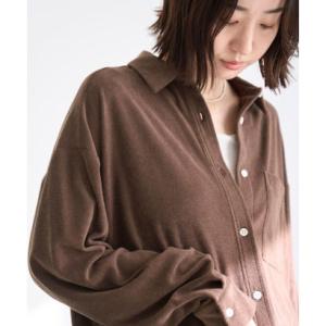 コーエン coen feel soft パイルシャツ （MD.BROWN）
