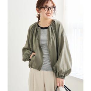 コーエン coen シアーギャザーブルゾン （OLIVE）