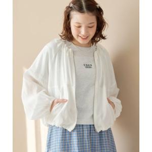 コーエン coen シアーギャザーブルゾン （OFF WHITE）