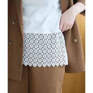 コーエン coen スソキカレースレイヤードタンク （OFF WHITE）