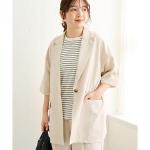 コーエン coen リネンタッチPe H/Sジャケット （NATURAL）