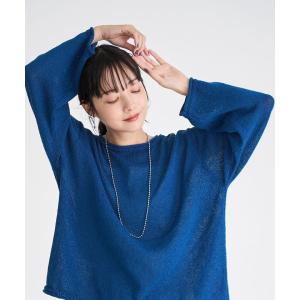 コーエン coen PeミニブークレニュアンスニットPO （ROYAL）