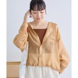 コーエン coen シアーフーディシャツ （BEIGE）