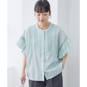 コーエン coen MARKET ソデフリルブラウス （LT.BLUE）