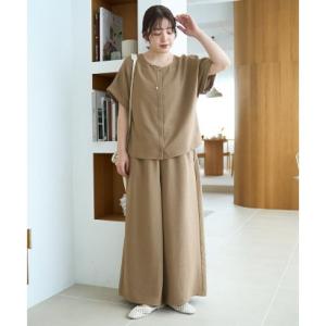 コーエン coen リネンタッチTブラウス セットアップ （BEIGE）