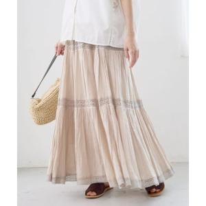 コーエン coen MARKET レースティアードスカート （BEIGE）