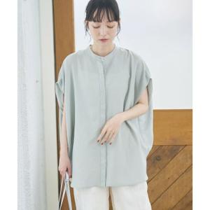 コーエン coen Peボイル タックフレンチバンドカラー （LT.GRAY）