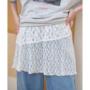 コーエン coen レイヤードレーススカート （OFF WHITE）