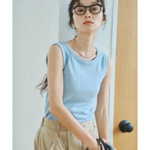 コーエン coen 【再入荷・新色登場】ベーシックフライスタンクトップ（インフルエンサー紹介アイテム） （LT.BLUE）