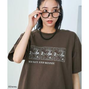 コーエン coen ■MICKEY別注 プリントUNIーT （DK.BROWN）