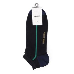 コムサメン COMME CA MEN コムサメン センターライン柄 アンクル丈ソックス （コン）の商品画像