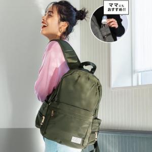 コカ coca ママにおすすめ!サイドポケット充実のリュックサック （Khaki）