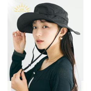 コカ coca UVカット撥水サファリハット （Black）