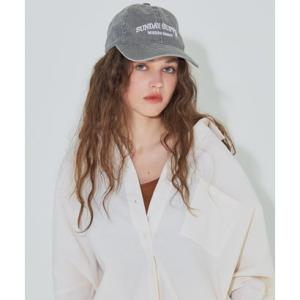 コカ coca ウォッシュドロゴキャップ （Gray）
