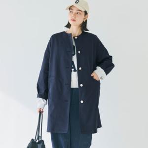 コカ coca Aラインジャケット （Navy）