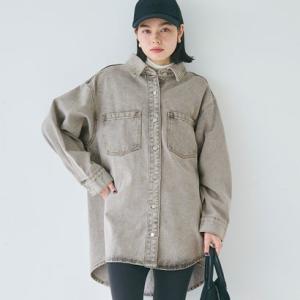 コカ coca オーバーサイズデニムジャケット （Gray）