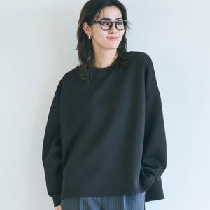 コカ coca ソフトスウェットビッグサイズトップス （Black）