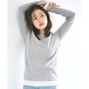 コカ coca レイヤード長袖カットソー （Gray）