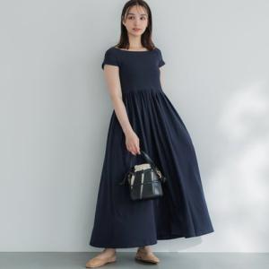 コカ coca オフショルダーワンピース （Navy）