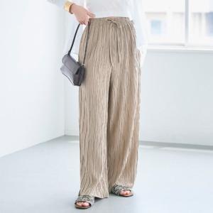 コカ coca ウェーブプリーツパンツ （Beige）