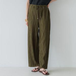 コカ coca スリムウェーブパンツ （Khaki）