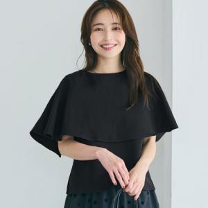 コカ coca ケープブラウス （Black）