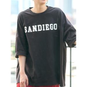 コカ coca ロゴビックTシャツ （Charcoal）