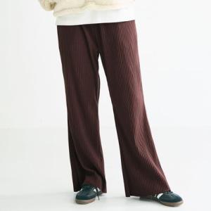 コカ coca スムースリブパンツ （Brown）