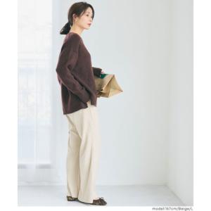 コカ coca スムースリブパンツ (Beige)の詳細画像3