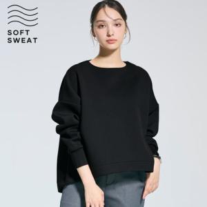 コカ coca ソフトスウェットバックジップトップス （Black）