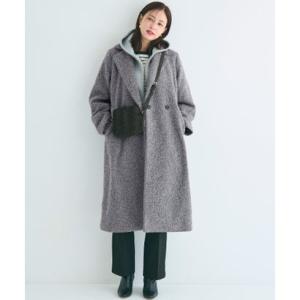 コカ coca ウォッシャブル カーリーボアコート （Gray）